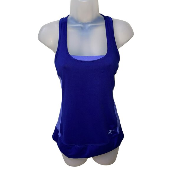 Arcteryx Womens S/P Racerback Tank Top Blue Athletic Shirt For Running/Hiking - - Picture 2 of 7